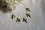 Kundan Fish Necklace (4-9725)(R)