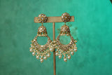 Kundan Chandbali Earrings (1-5612)(R)