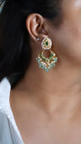 Kundan chandbali earring (1-3600)(R)