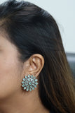 Oxidised earring (1-2718)