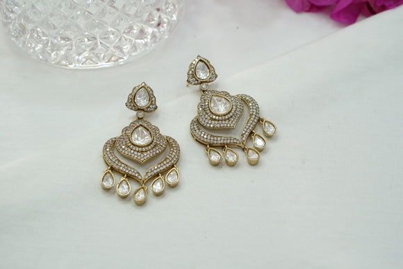 Polki earring  (1-4013)(B)