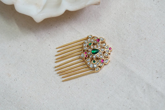Kundan hairpin  (5-1064)(K) - JEWELSTYLE