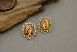 Meena work  earring  (1-3662)