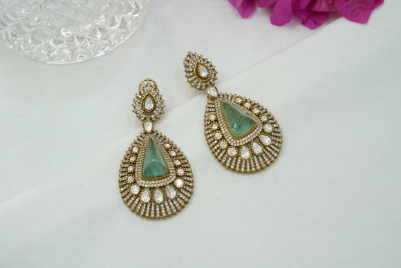 Polki Stone earring (1-4021)(B)