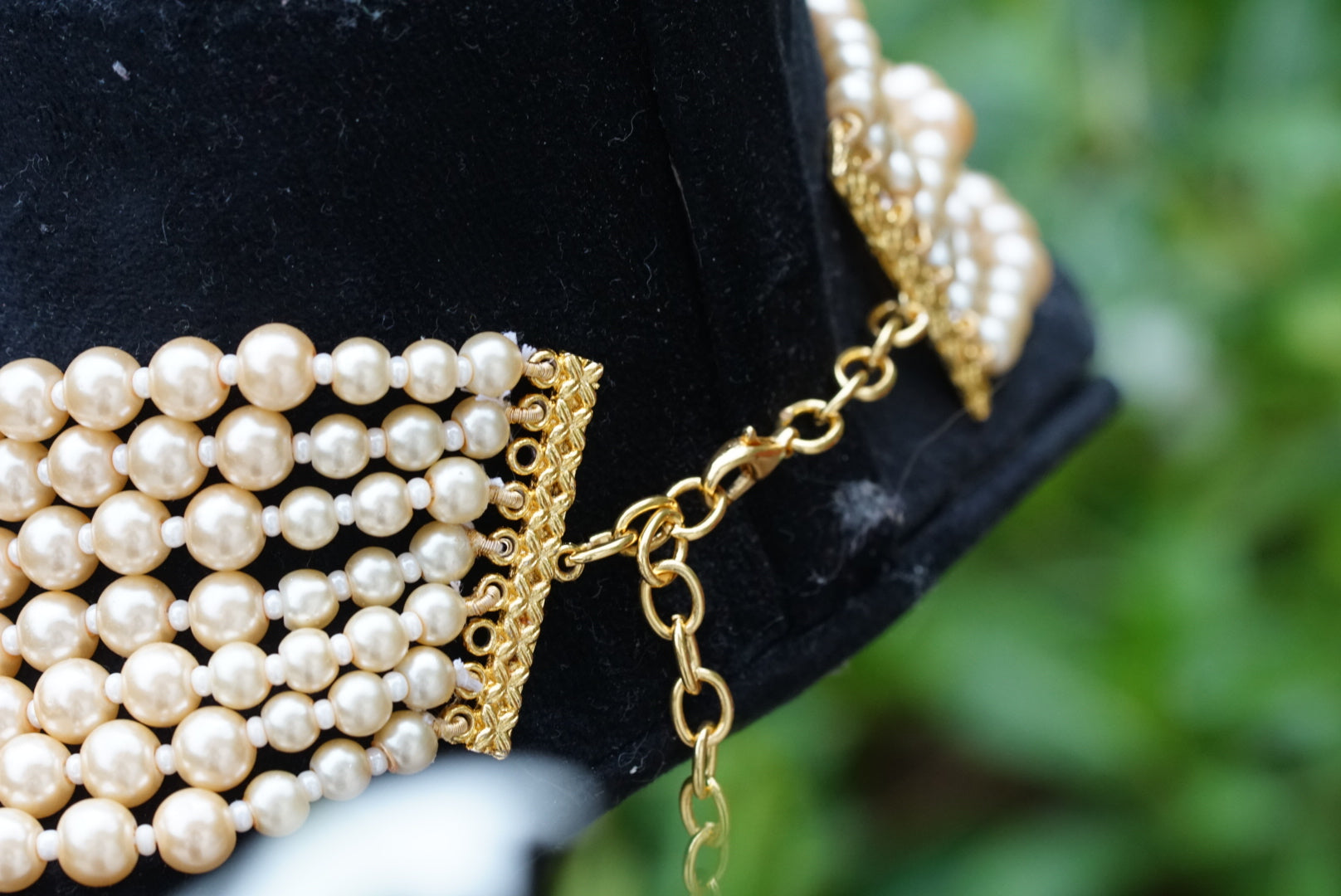 7 Line pearl necklace (4-7363)(N) – JEWELSTYLE