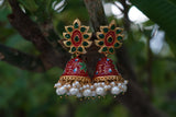 Meena work jhumki (1-3640)