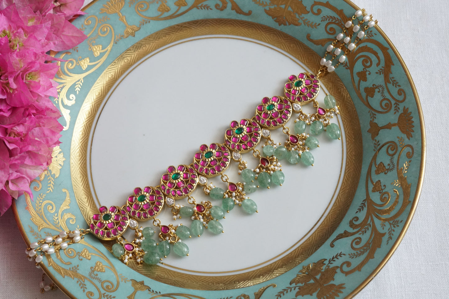 Kundan Choker (4-9016)(K) - JEWELSTYLE