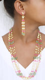 Beads necklace set (4-6699)(N)