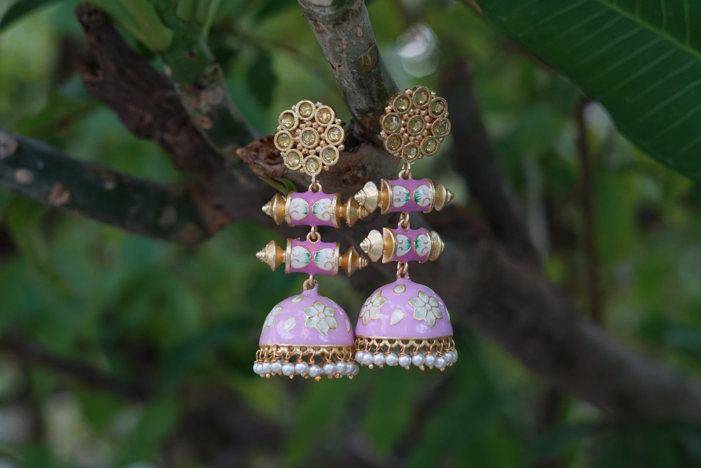 Meena work jhumki (1-3636)