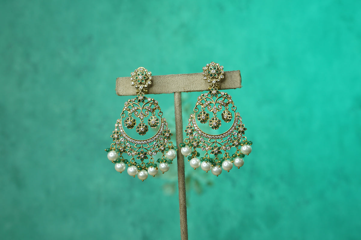 Polki Earrings (1-5614)(B)