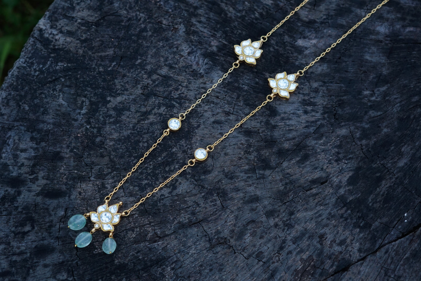 Kundan Pendant Necklace  (4-5475)(R) DISCOUNTED)