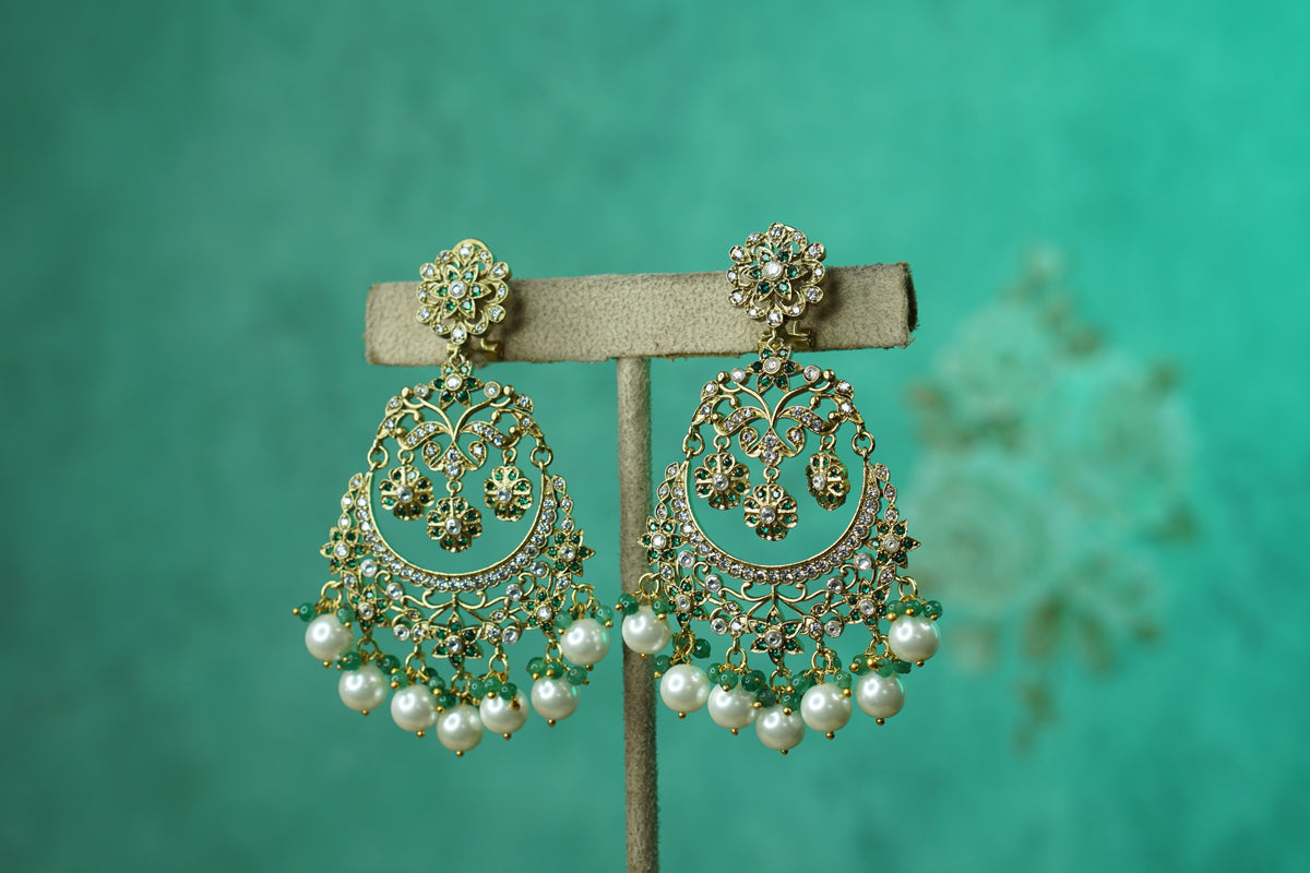 Polki Earrings (1-5614)(B)