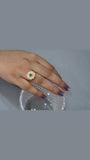 Small Kundan Ring (6-278)(AK)