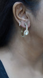 White Stone Polki Earrings (1-3854)(B)