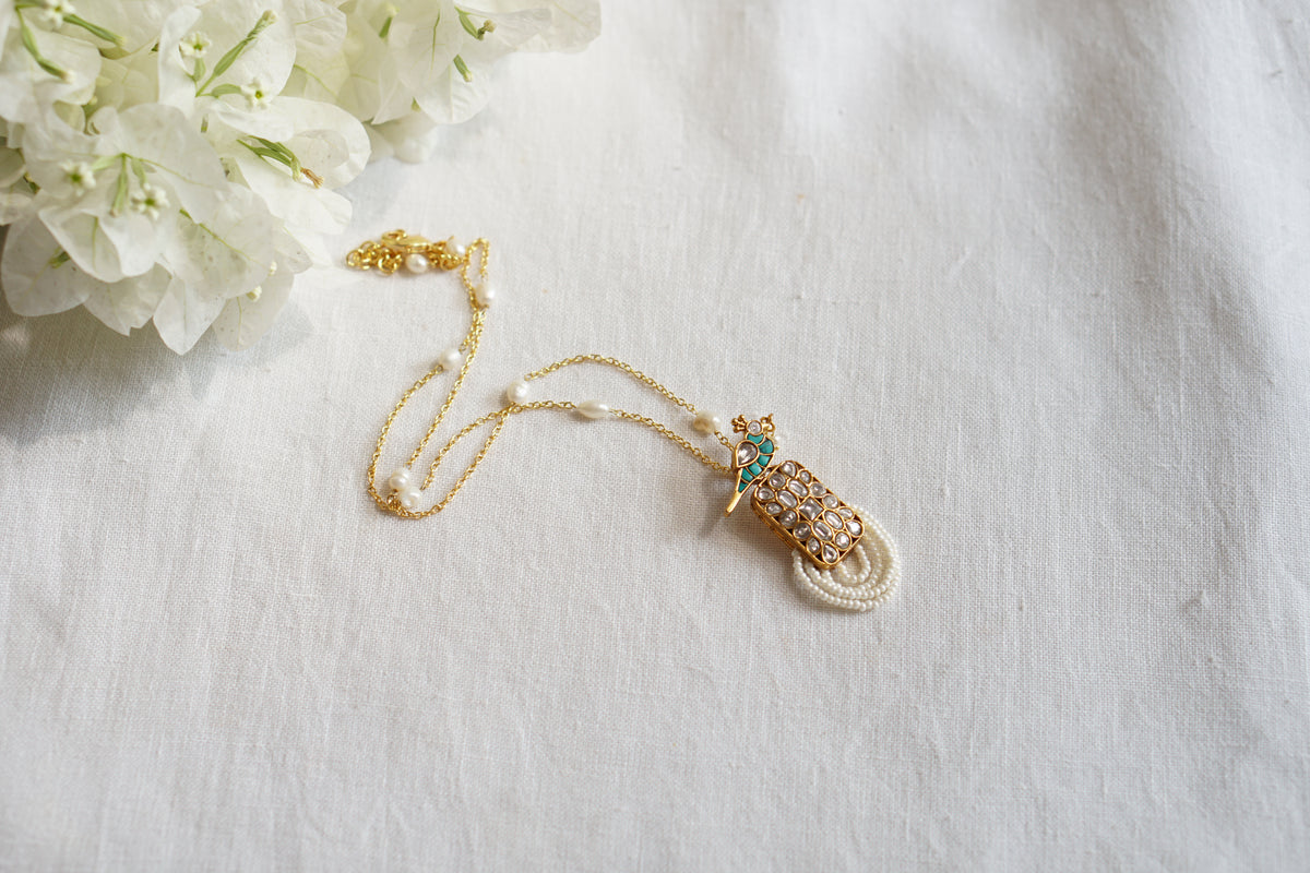 Kundan Pendant(4-9726)(R)