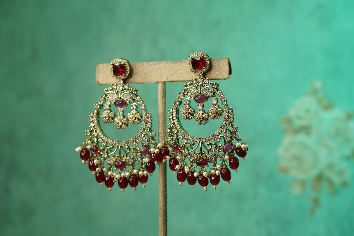 Polki Earrings (1-5616)(B)