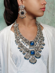 Kundan Polki  Necklace Set(4-7028)(M)(already discounted)