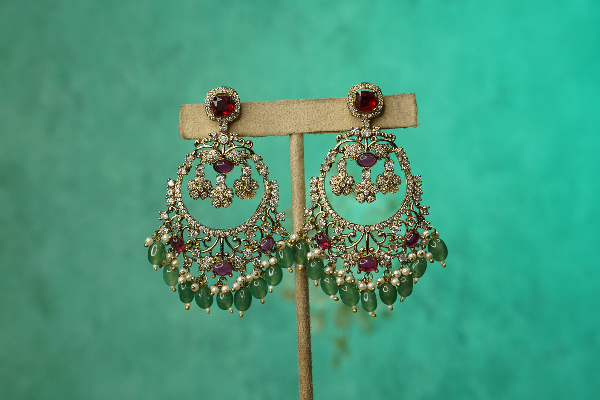 Polki Earrings (1-5615)(B)