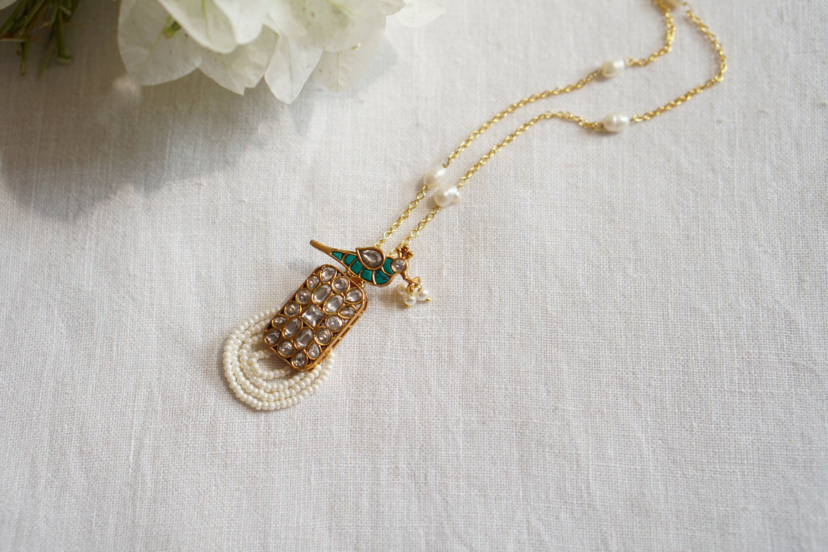 Kundan Pendant(4-9726)(R)