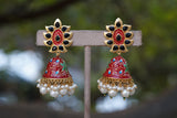 Meena work jhumki (1-3641)