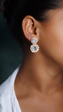 Polki earring (1-3505)(B)