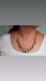 Coral Beads necklace  (4-7795) (K)