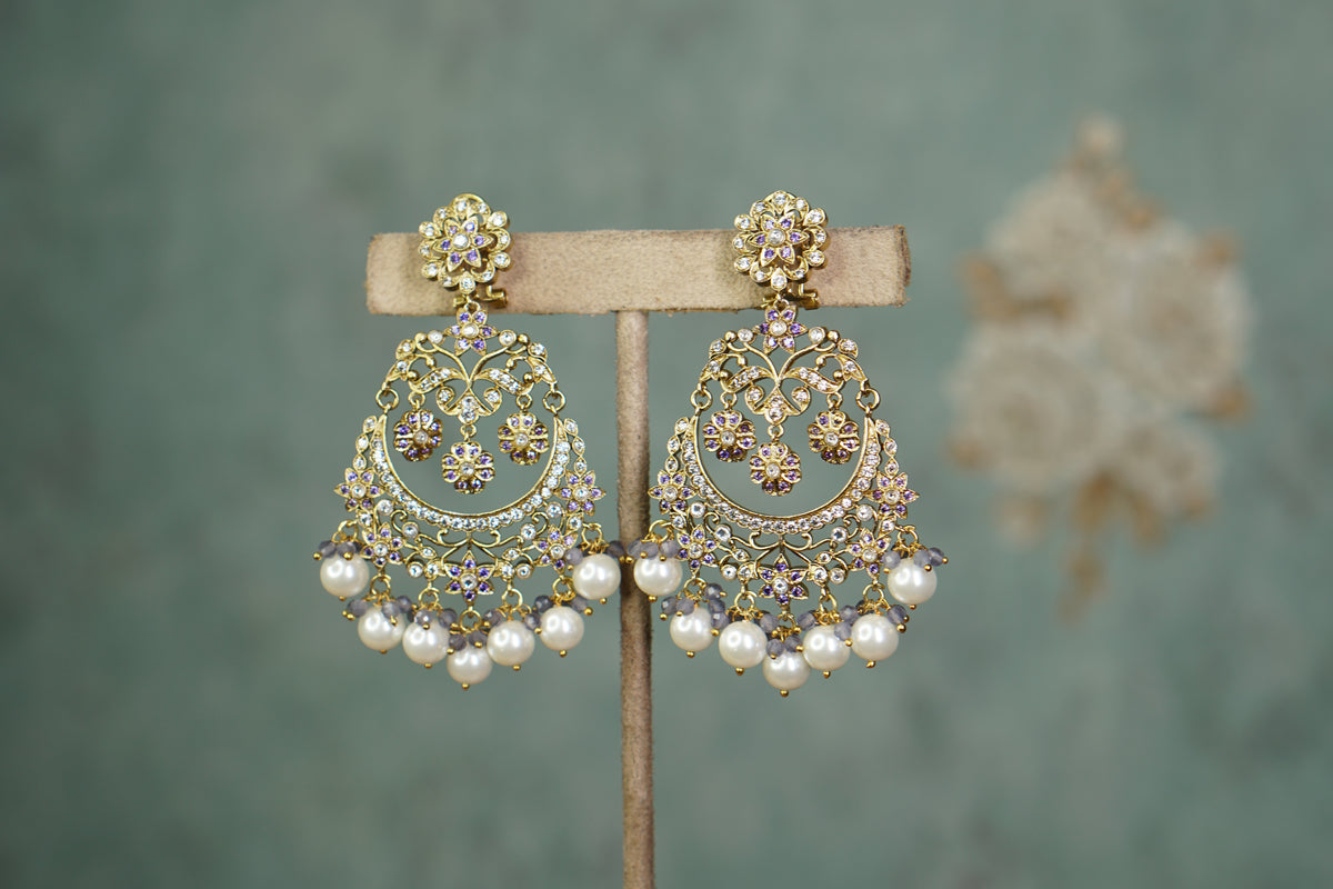 Polki Earrings (1-5613)(B)
