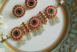 Kundan Choker Set (4-9729)(R)