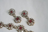 Kundan  Necklace Set  (4-7349)(A)(OFFER PIECE)