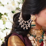 Kundan Earchain (9-303)(N) - JEWELSTYLE