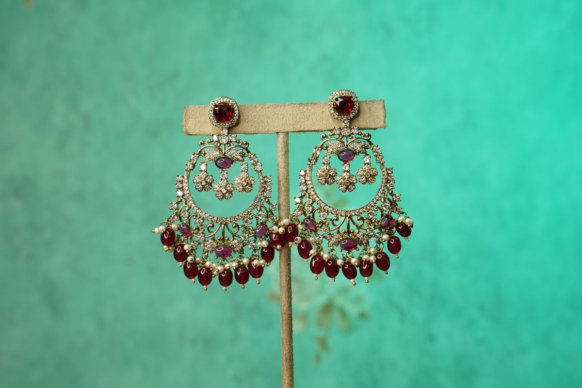 Polki Earrings (1-5616)(B)