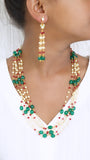 beads necklace set (4-6720)(N)