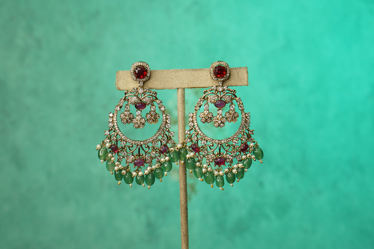 Polki Earrings (1-5615)(B)