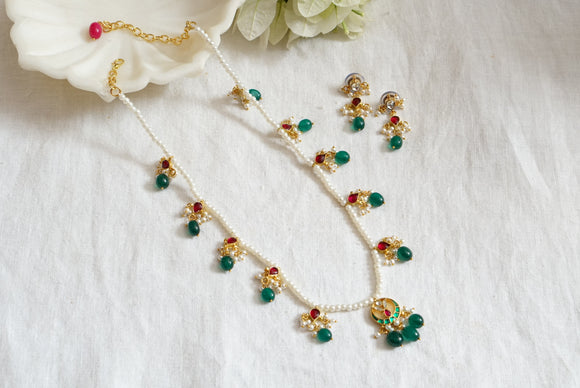 Kundan necklace set(4-7744)