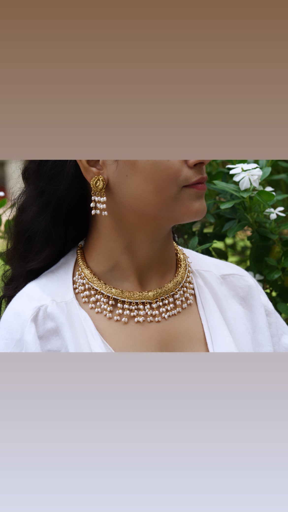 Kundan hasli necklace set (4-6022)(K)(INTRODUCTORY PIECE)