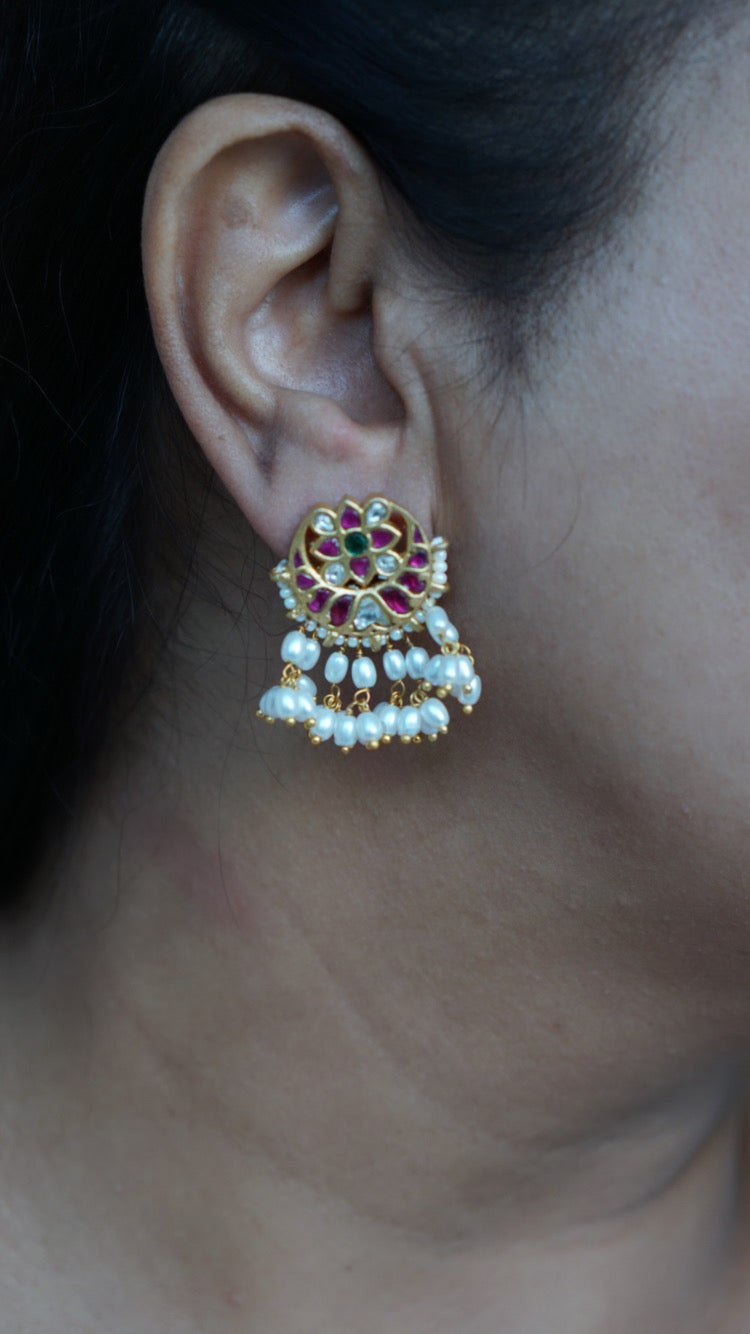 Kundan Studs (1-4189)(K)(PREORDER)