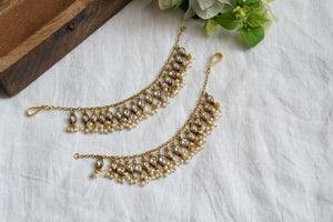 Kundan Ear chain (9-129)(R)(Preorder)