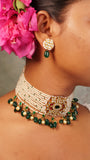 Kundan choker set (4-8103)(R)