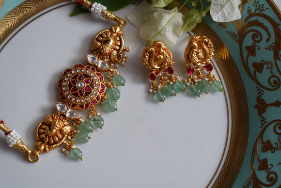 Kundan Choker Set (4-7367)(AK)