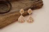 Meena work  earring  (1-3655)