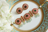 Kundan Choker Set (4-9729)(R)
