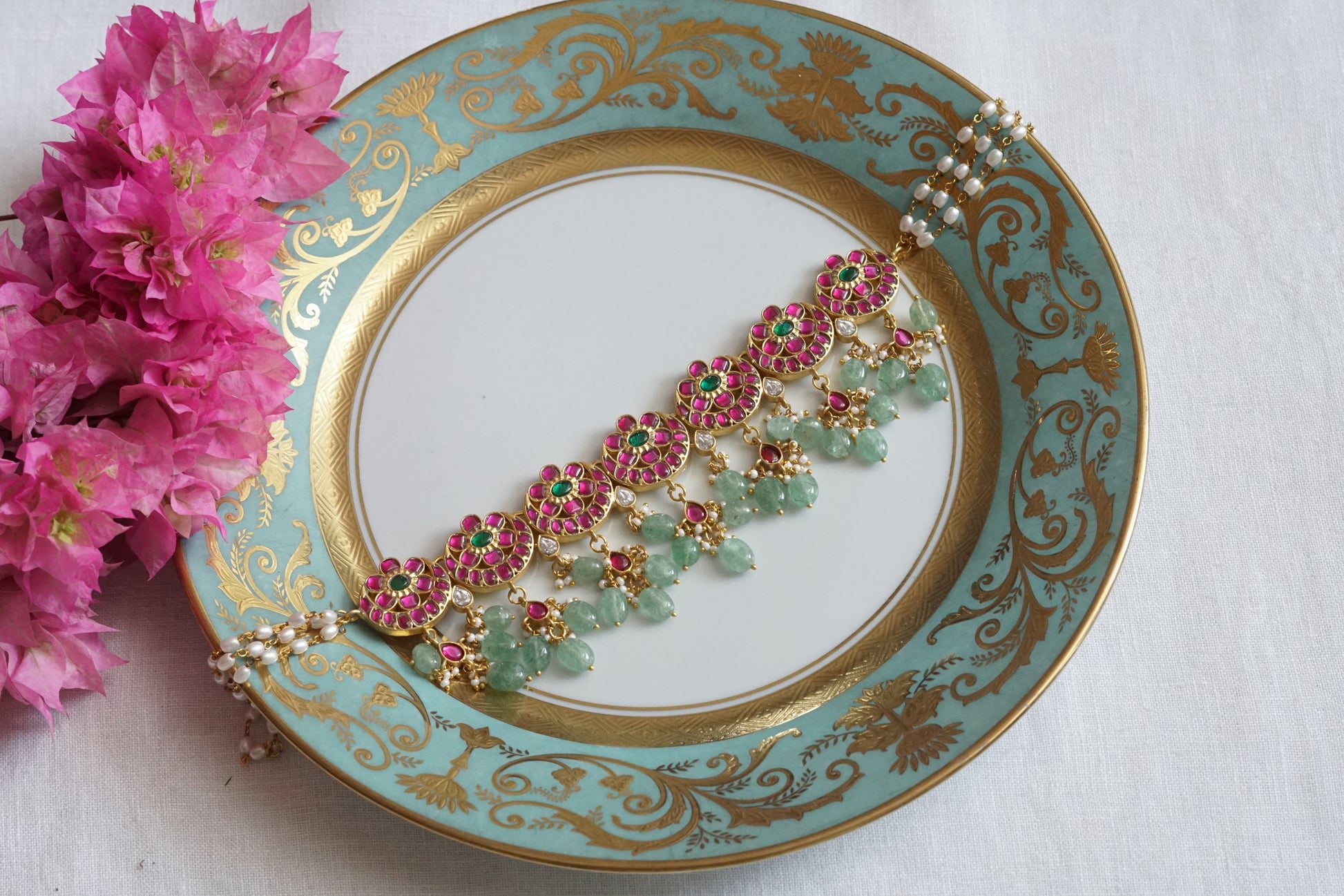 Kundan Choker (4-9016)(K) - JEWELSTYLE