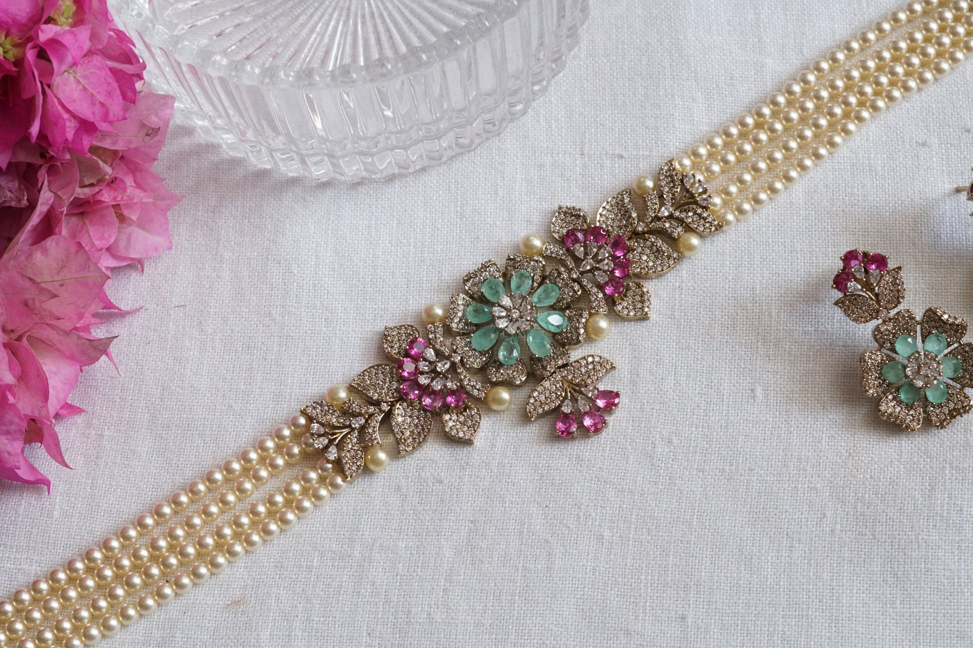 AD Choker Set (4-9017)(B) - JEWELSTYLE