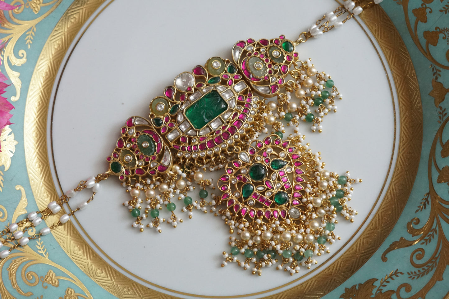 Kundan Choker (4-9014)(K) - JEWELSTYLE