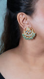 White kundan Studs (1-4146)(R)