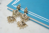 Jadau  earring (1-3710)(A)(ALREADY DISCOUNTED)