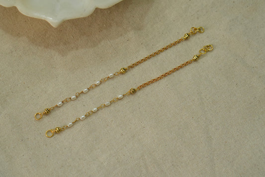 Pearl Beads Earchain(9-314)(N)