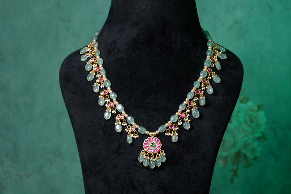 Kundan Necklace (4-8290)(K)
