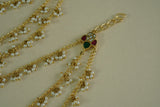 Kundan Beads Earchain(9-412)(A)