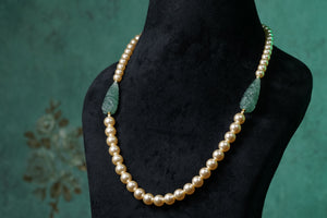 PEARL Beads Necklace (4-8313)(K)